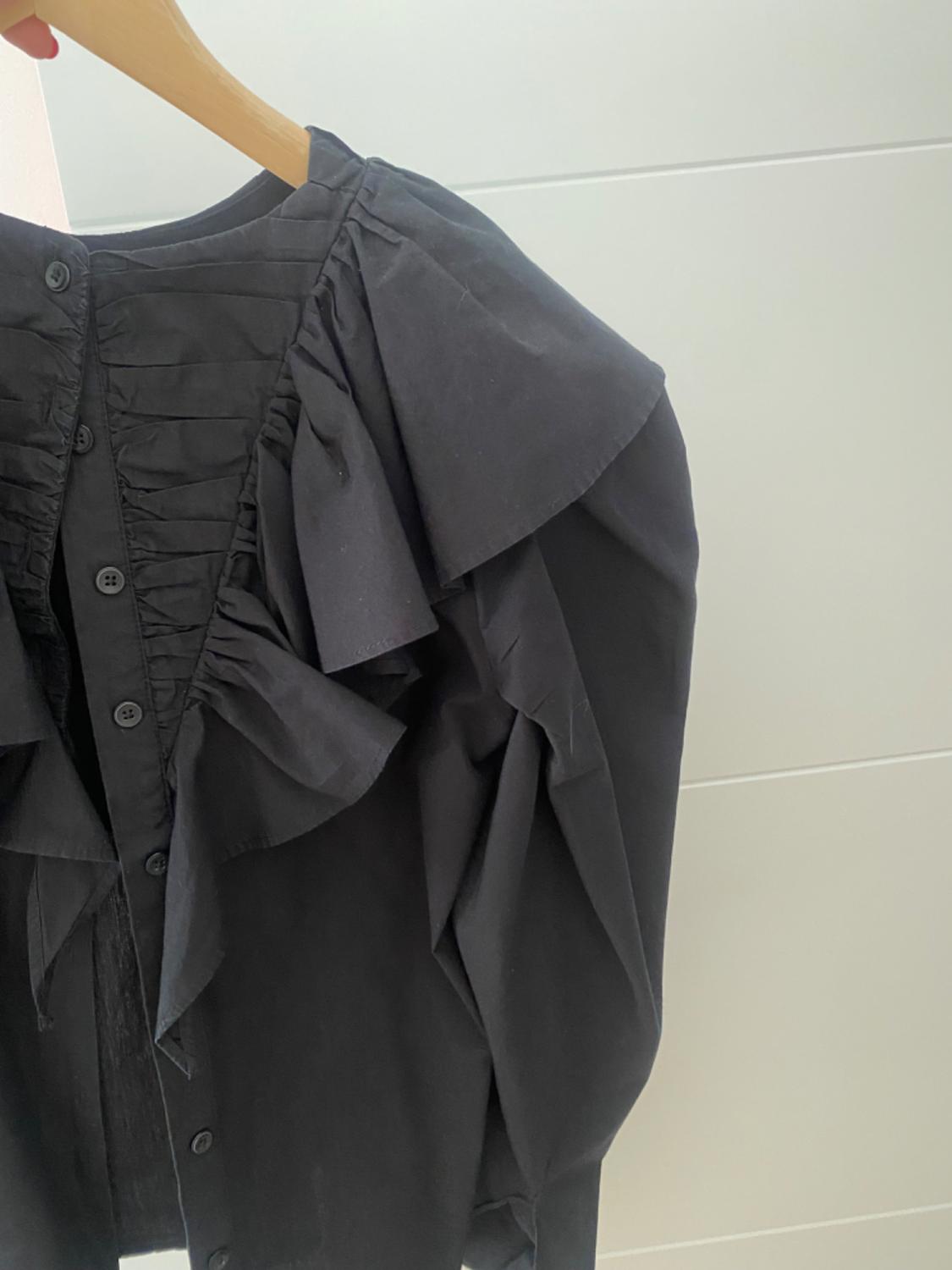 RUFFLED POPLIN SHIRT - Image 5