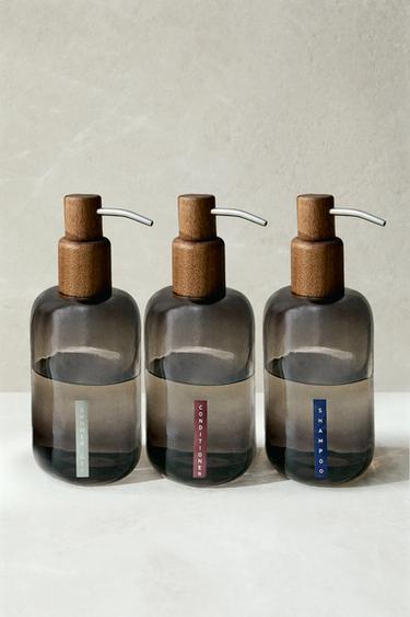 SOAP DISPENSER BASKET SET (SET OF 4) - Dark grey by Zara - Image 5