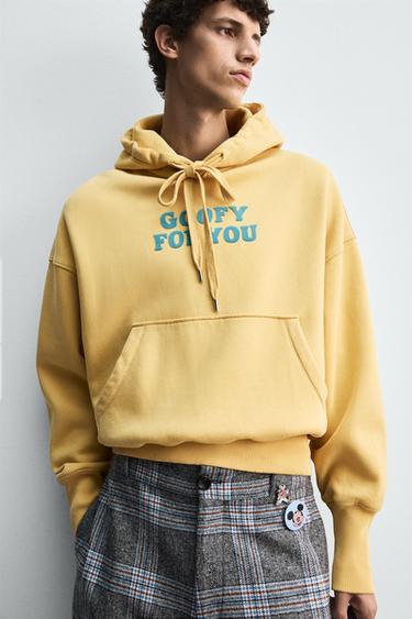 SLOGAN HOODIE HARRY LAMBERT FOR ZARA X DISNEY - Yellow by Zara - Image 4