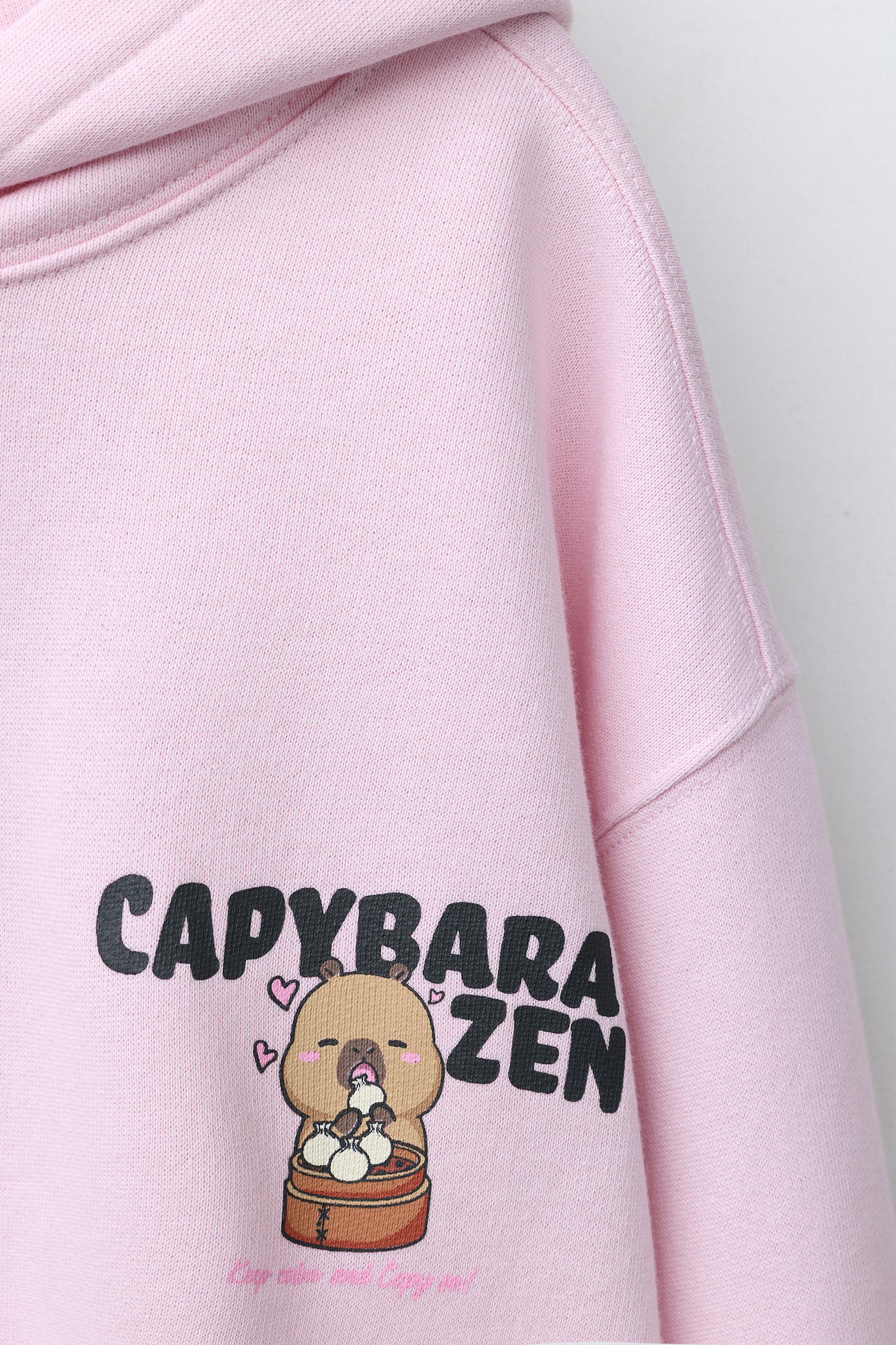 CAPYBARA CAPYFUN © HOODIE - Pink | ZARA United States