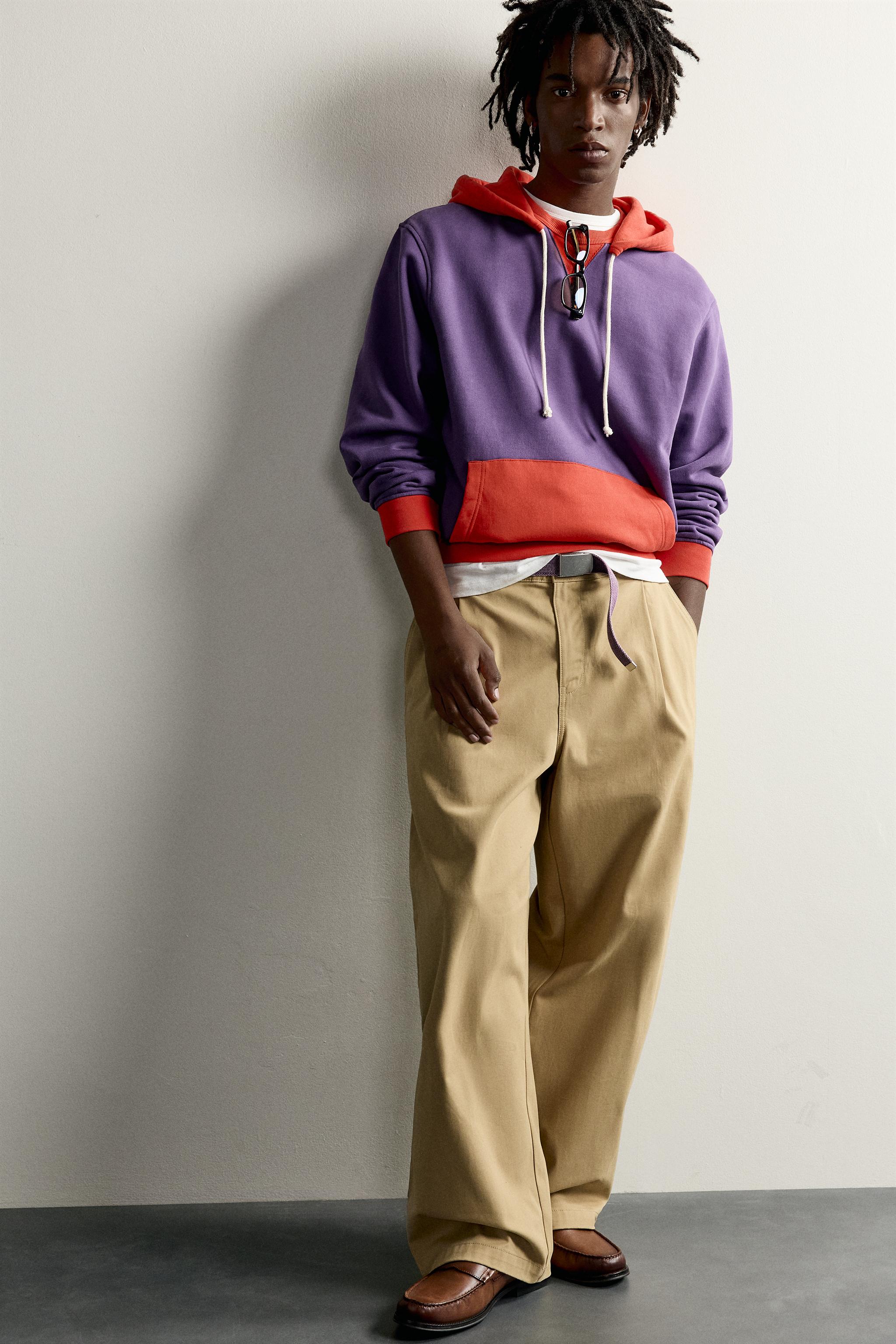Zara FRUIT OF THE LOOM™ KAPÜŞONLU SWEATSHIRT görsel 5
