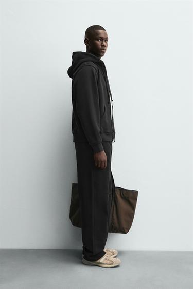 ZIP HOODIE HEAVY WEIGHT - Black by Zara - Image 3