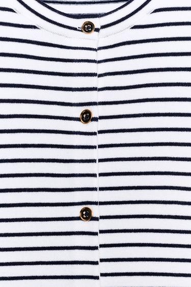 STRIPED KNIT CARDIGAN - striped by Zara - Image 6