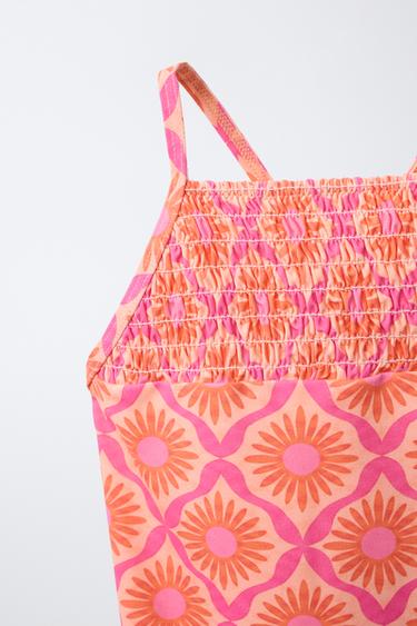 1-6 ANS / MAILLOT DE BAIN À IMPRIMÉ SOLEILS - Fuchsia de Zara - Image 2