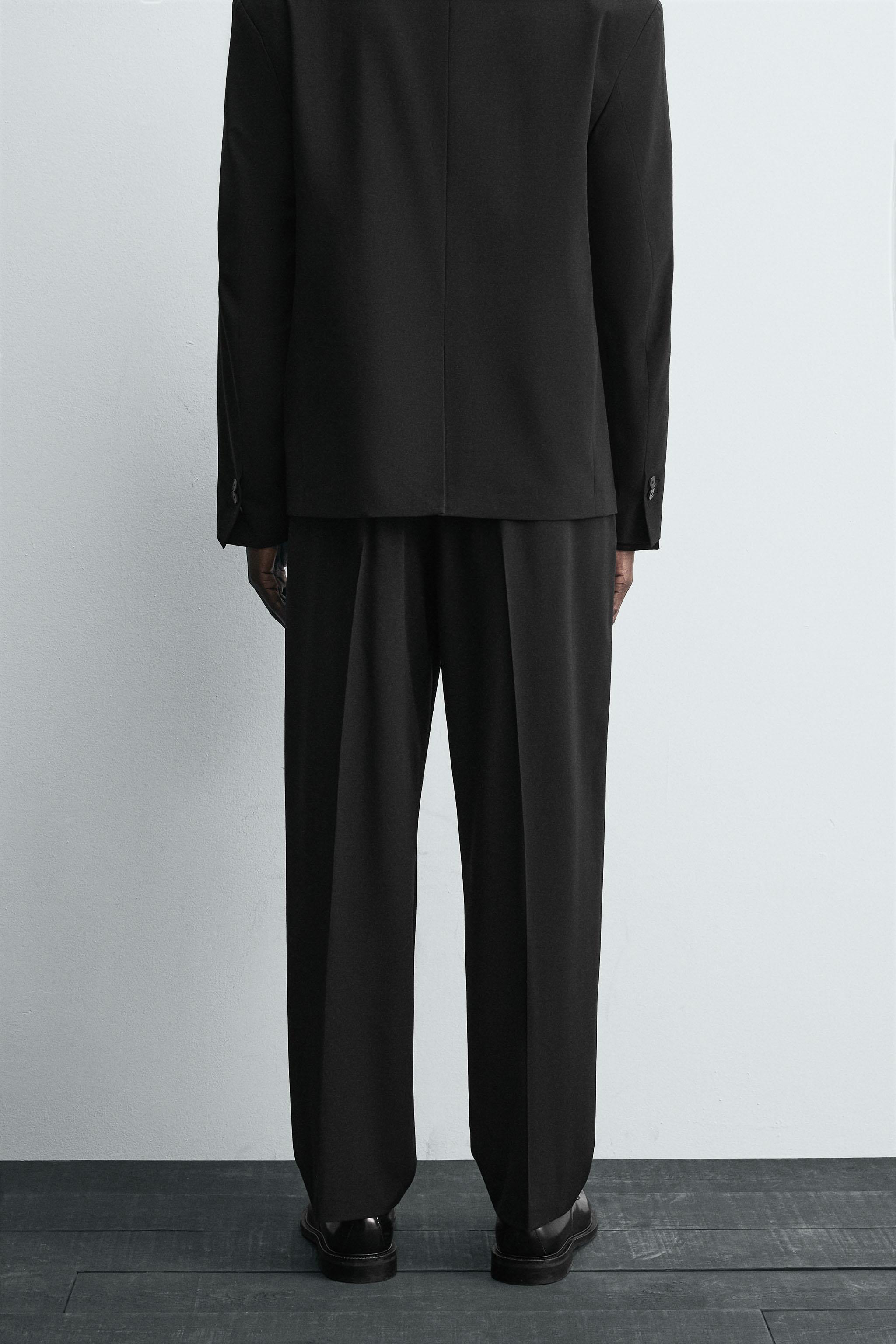 WOOL SUIT PANTS