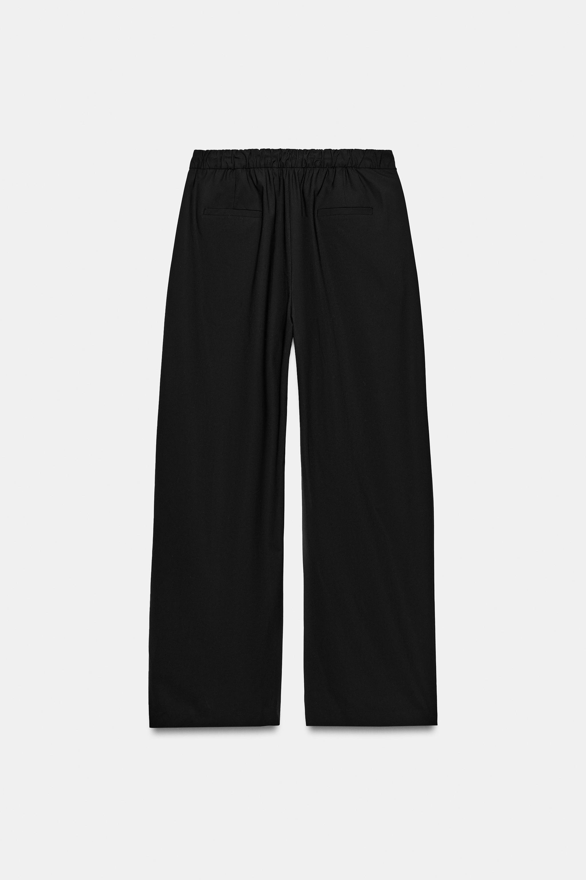 Женские брюки Zara ZW COLLECTION PLEATED TROUSERS — фото 9