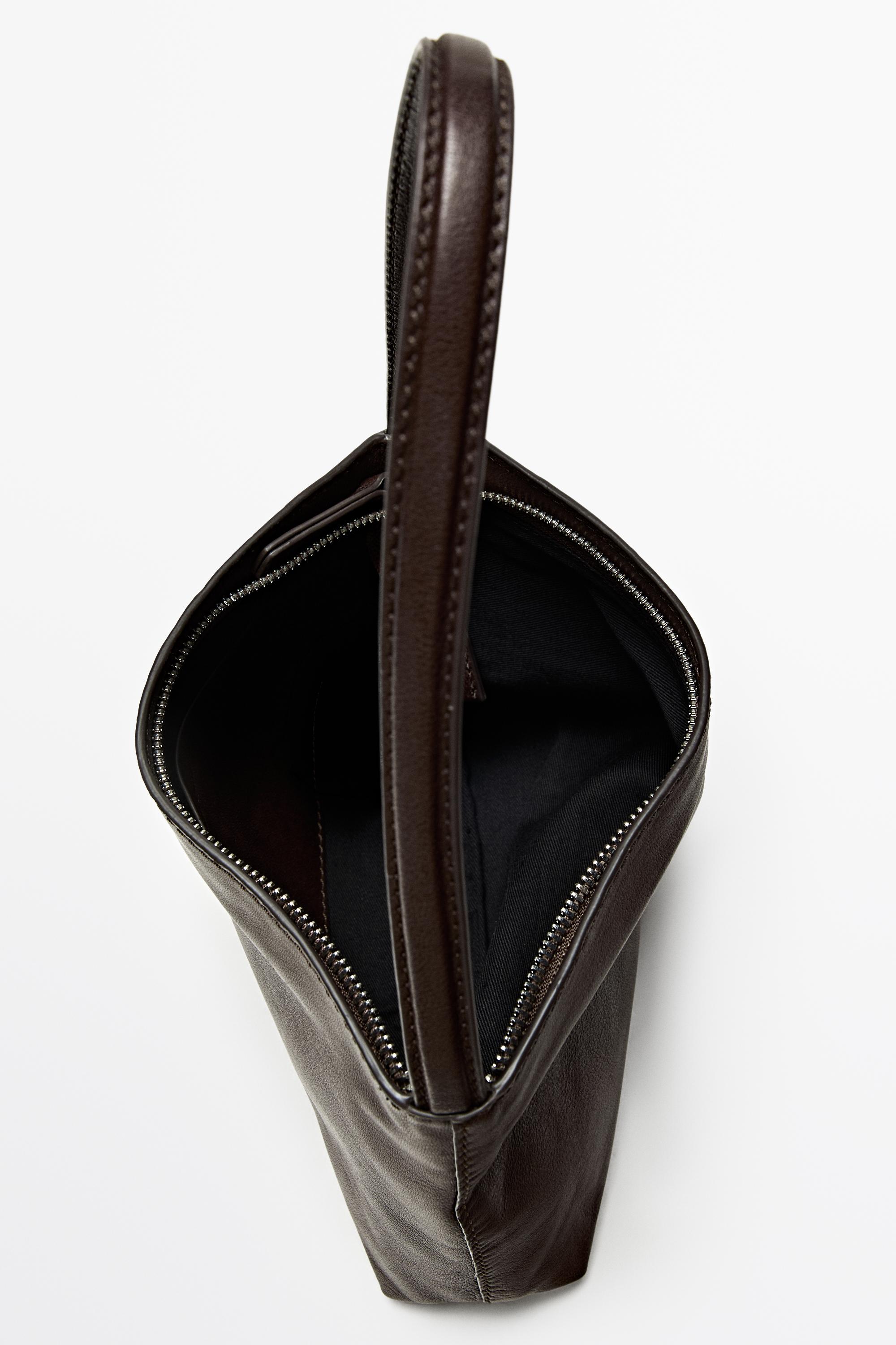 Small nappa leather shoulder bag