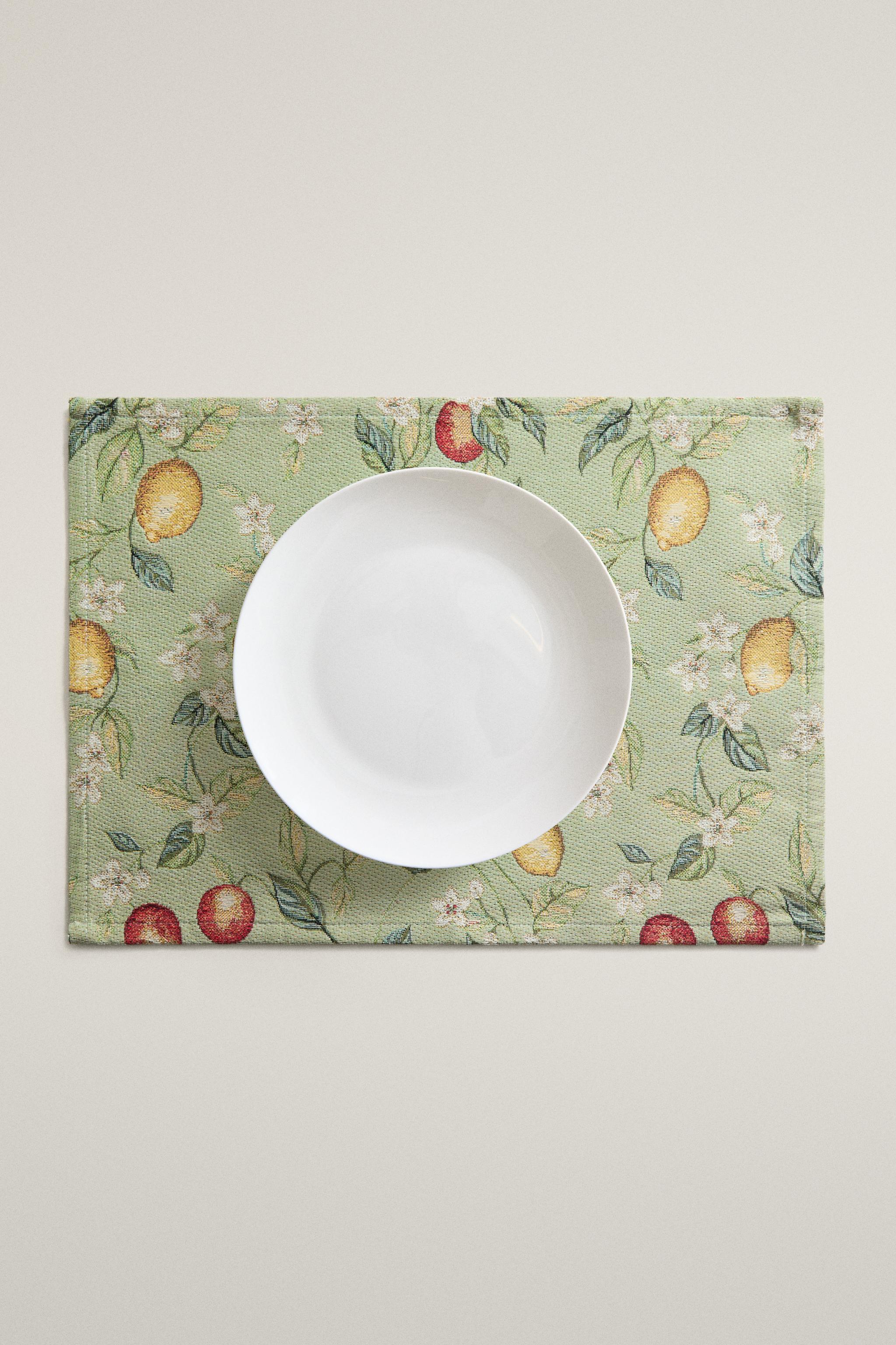 SET DE TABLE JACQUARD FRUITS