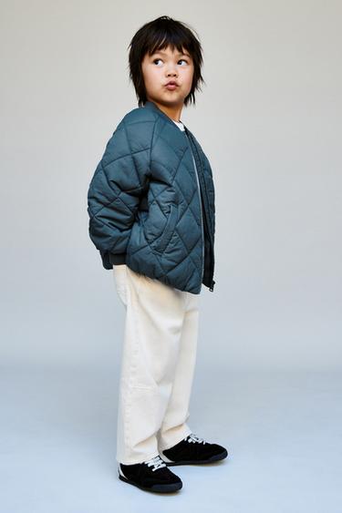BOMBER ACOLCHADA WATER REPELLENT - Verde / Azul de Zara