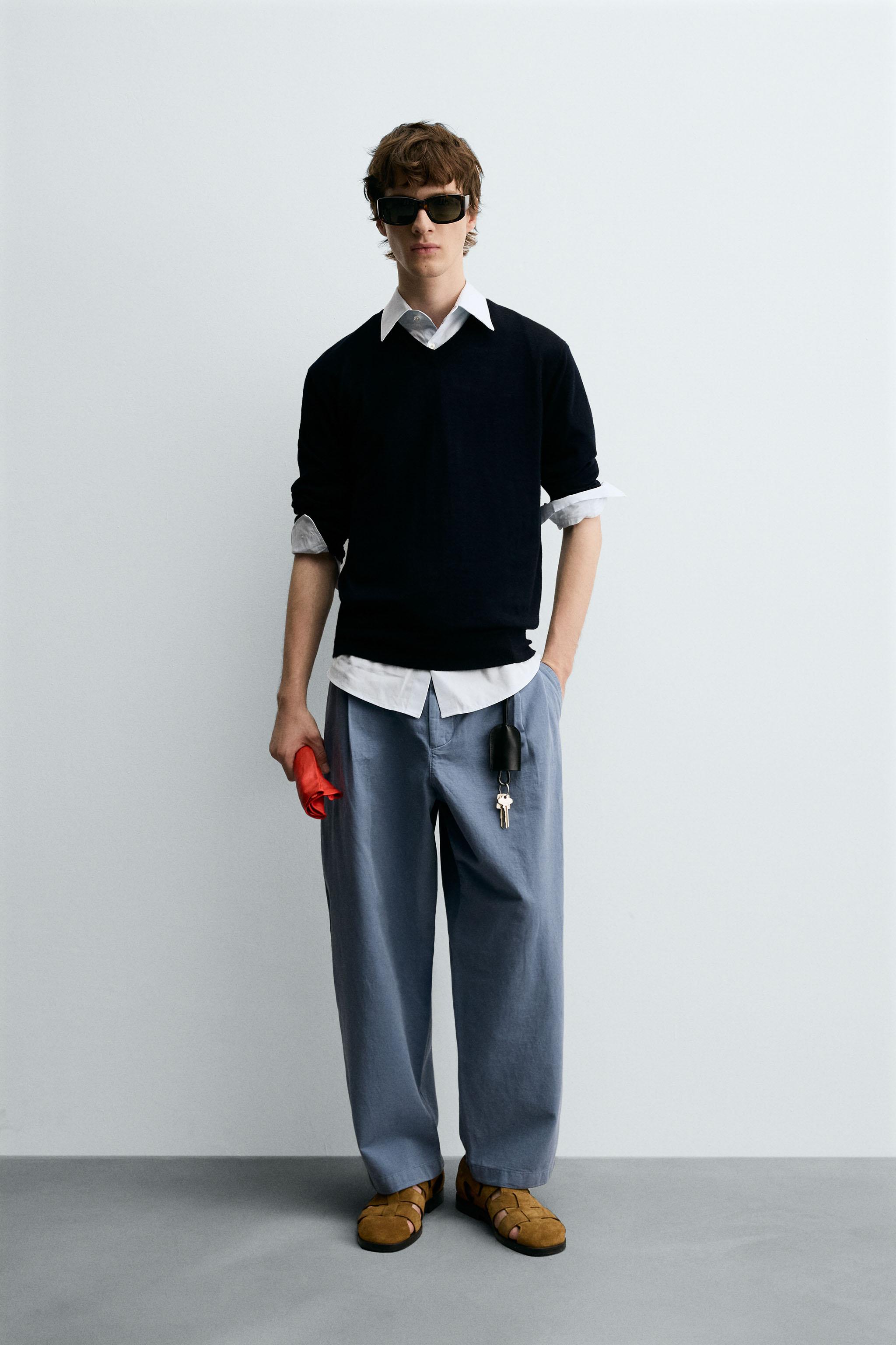 JONES ブラックパンツ・グレーパンツ2色セットサイズL パンツ (グレー・灰色) | メンズ | 最新コレクション | ZARA 日本