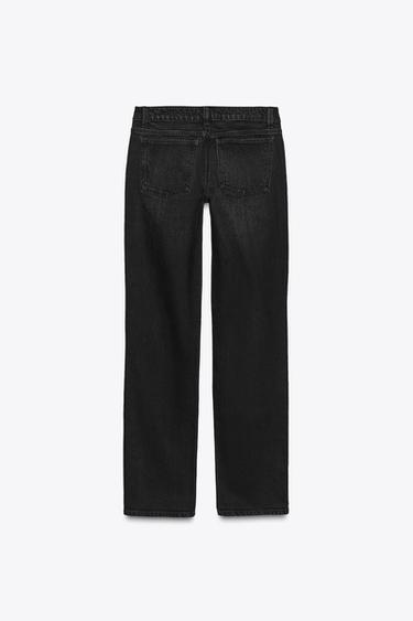 JEAN DROIT TRF TAILLE BASSE - Noir de Zara - Image 9