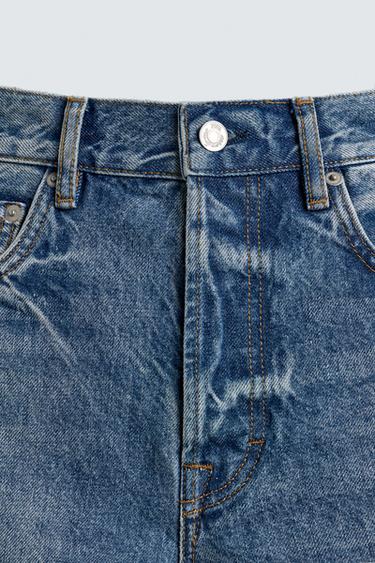 AARON LEVINE X ZARA STRAIGHT-LEG JEANS - Mid-blue by Zara - Image 9