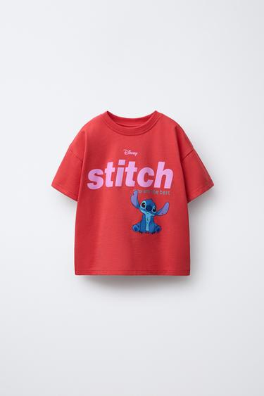Zara LILO & STITCH © DISNEY T 恤 - 紅色 - 圖片 0