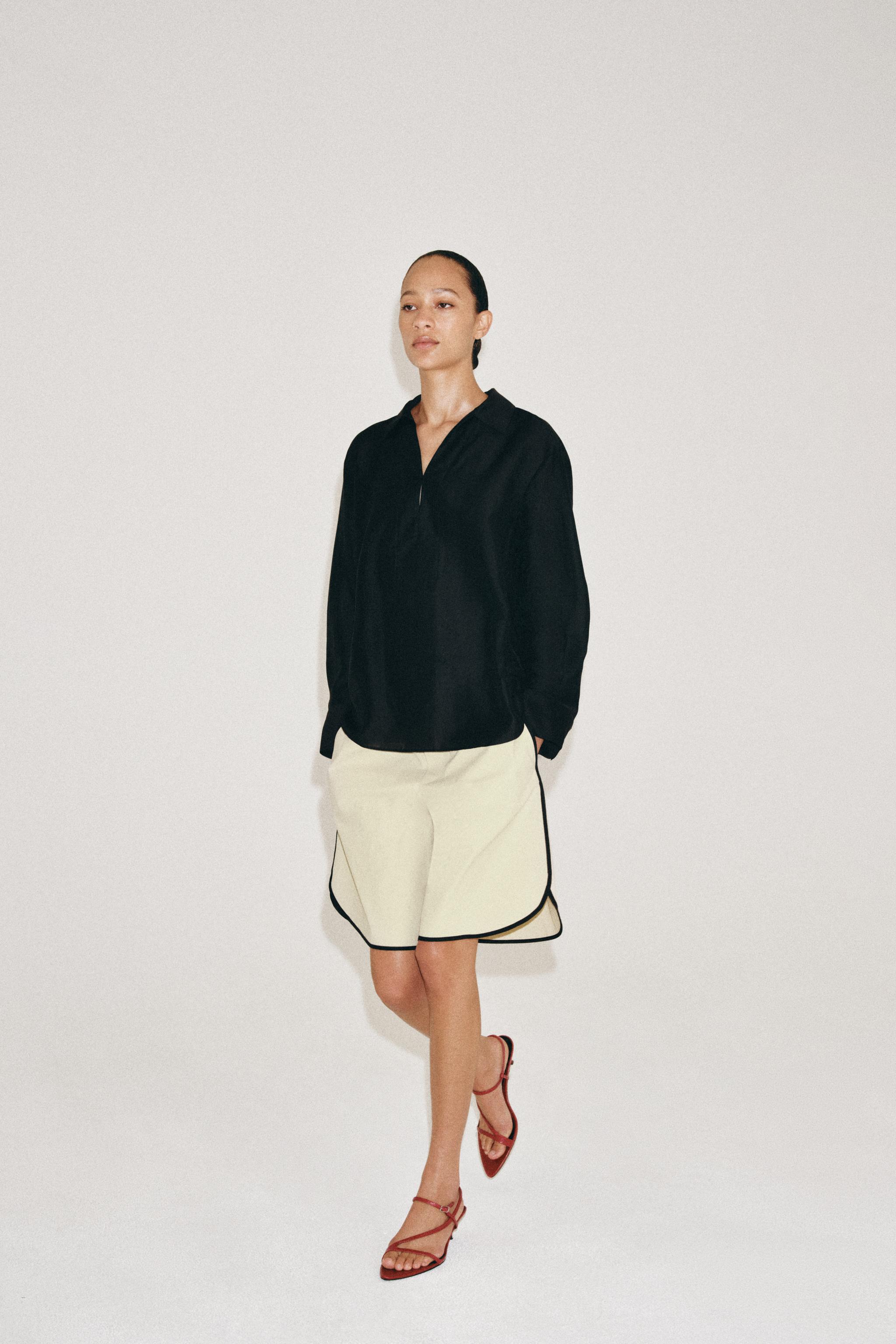 Zara ZW COLLECTION STRIPED SHIRT