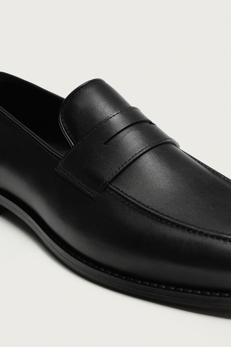 Mocasines penny de cuero 6