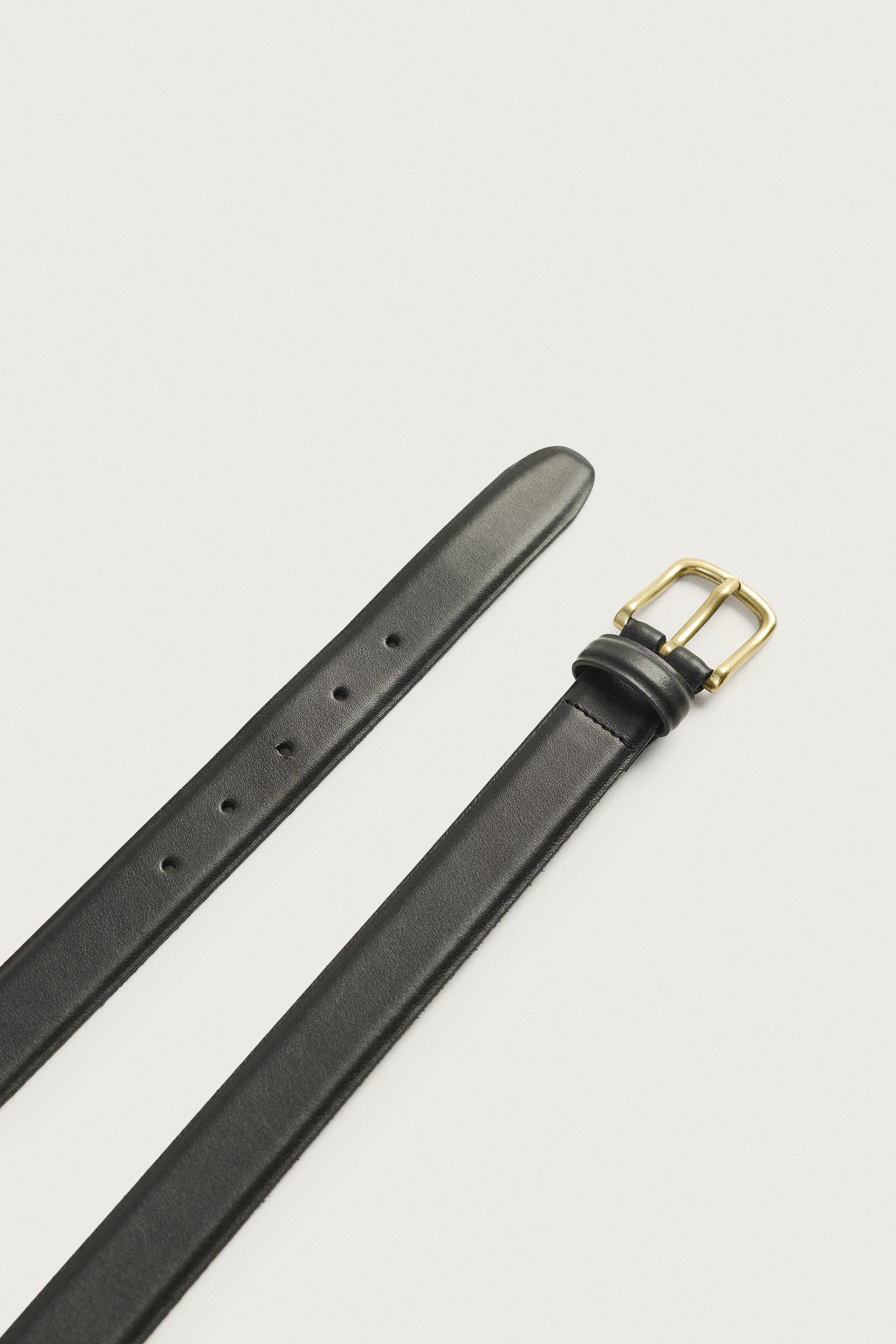 LEATHER DRESS BELT