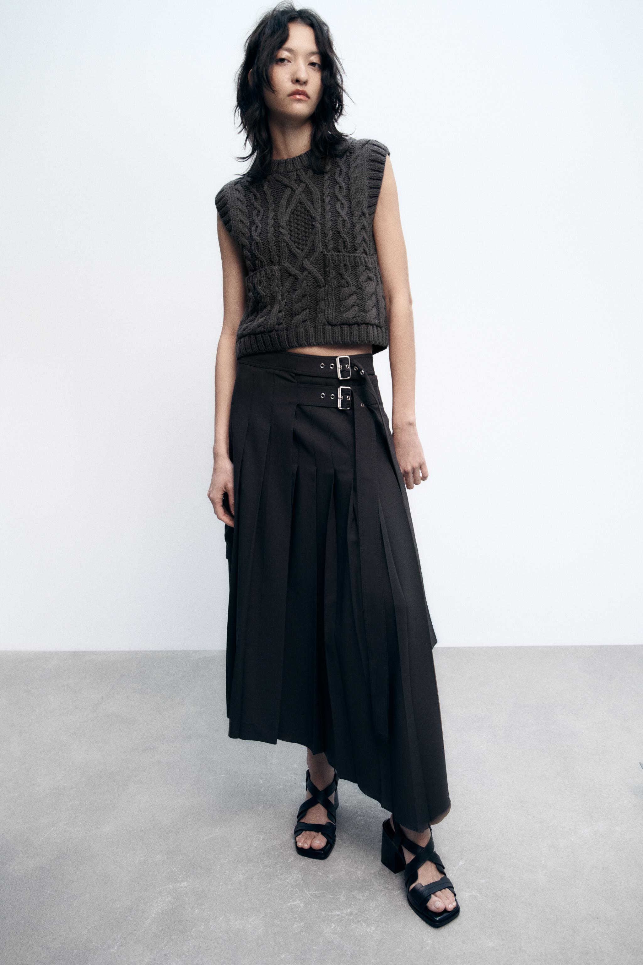 Pleated chiffon skirt outlet nz