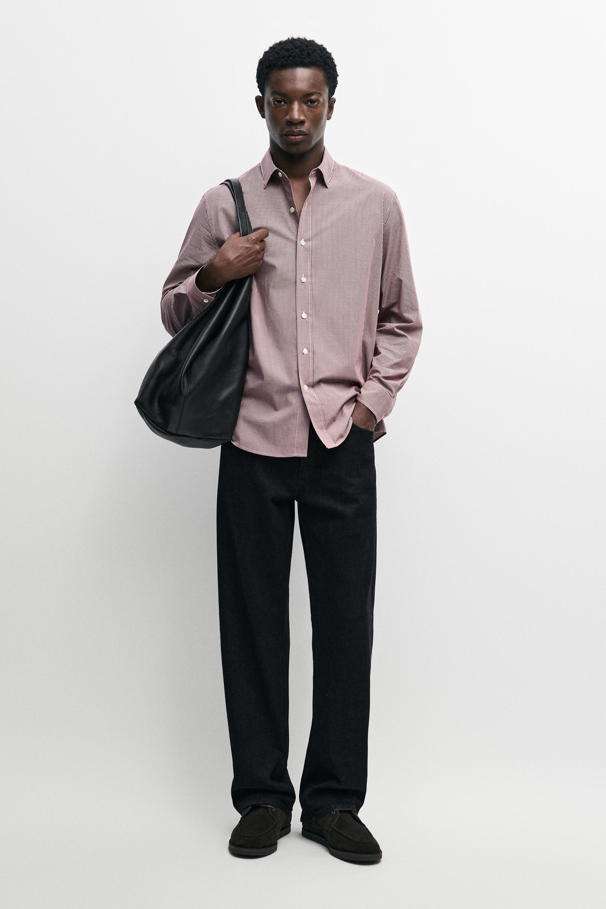 Chemise regular fit à carreaux vichy