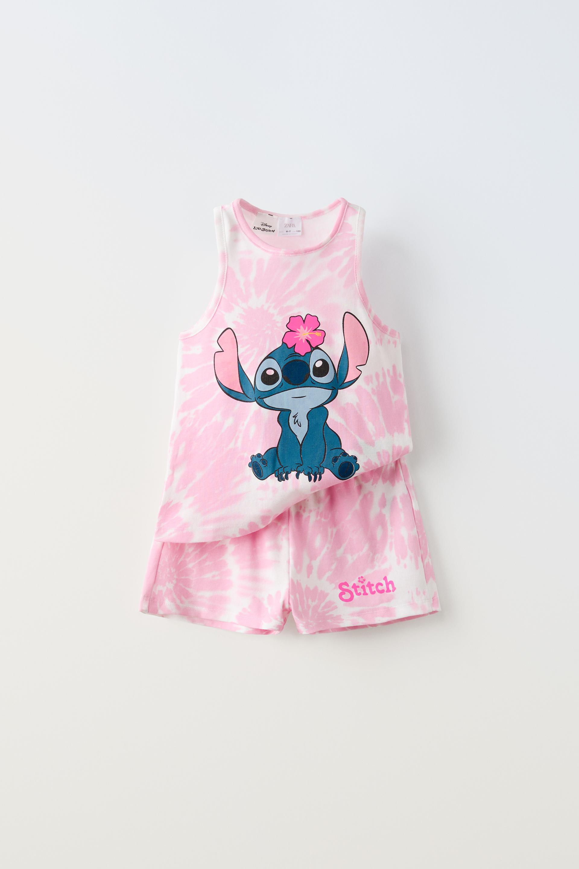 6-14-years-lilo-stitch-disney-tie-dye-matching-set-mauve-zara