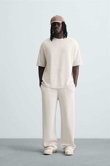 VERTICAL TEXTURED JOGGERS - Ice by Zara - Image 0
