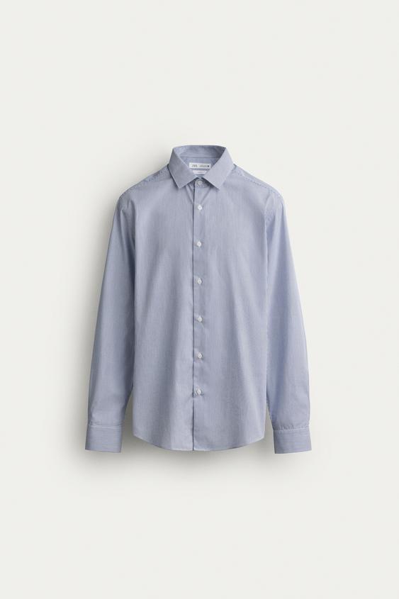 SLIM FIT STRIPED SHIRT - Stripes by Zara - Image 0
