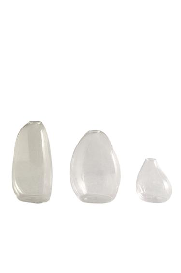 Zara SMALL IRREGULAR GLASS VASE - Transparent