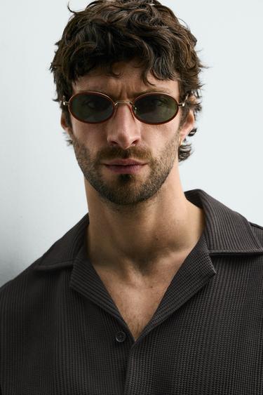 TEXTURED REGULAR FIT SHIRT - Charcoal by Zara