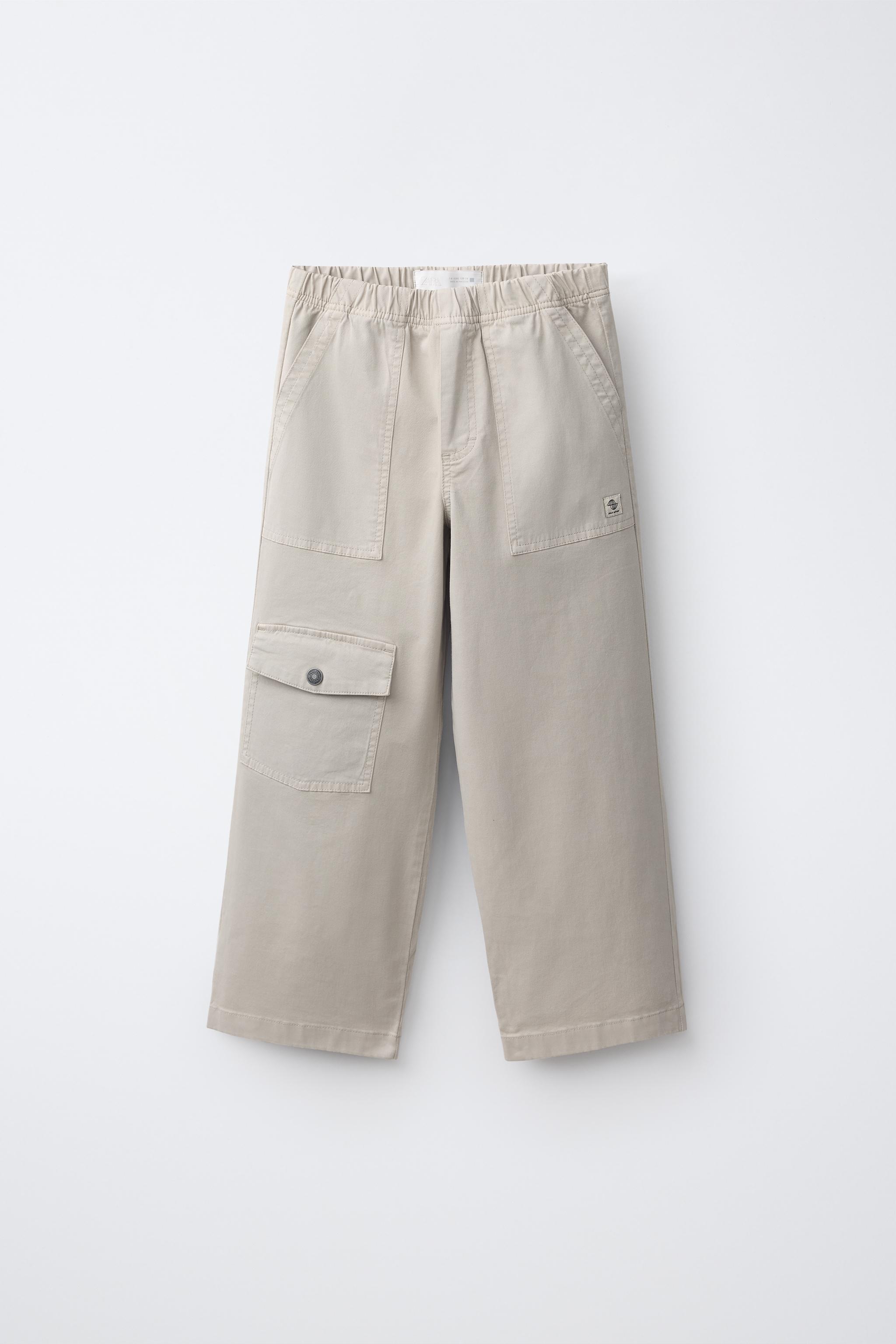 BALLOON CARGO PANTS — Stone