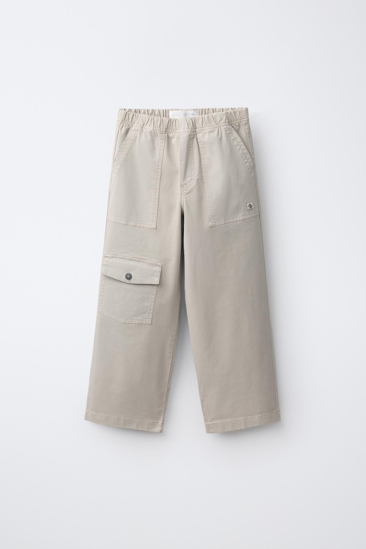 BALLOON CARGO PANTS — Stone