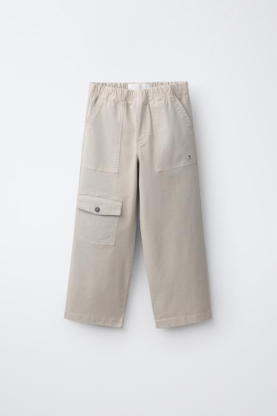 BALLOON CARGO TROUSERS - Stone by Zara - Image 0