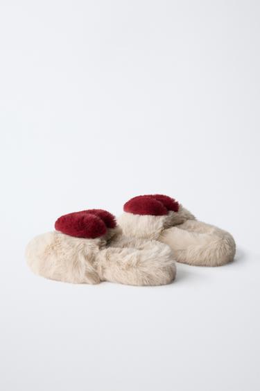 PANTOUFLE COEUR - Blanc écru de Zara - Image 3