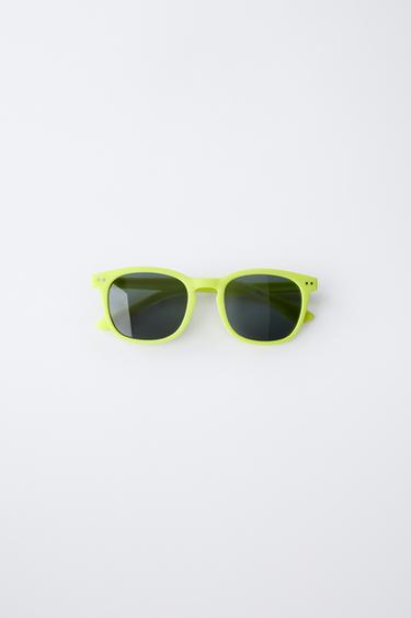 Zara SAVITLJIVE NAOČARE ZA SUNCE – fluorescentna limeta