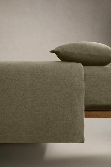 HOUSSE DE COUETTE JERSEY MODAL (140 GXM²) - Vert de Zara - Image 2