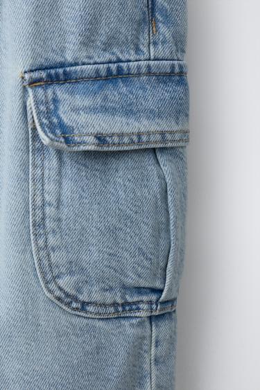 CARGO JEANS - Mid-blue by Zara - Image 3