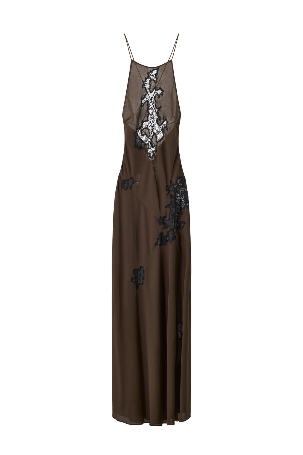 LACE HALTER DRESS - image 3