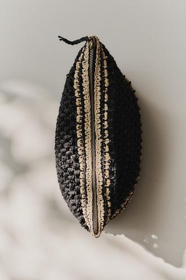 LARGE PAPER WASH BAG - Black by Zara