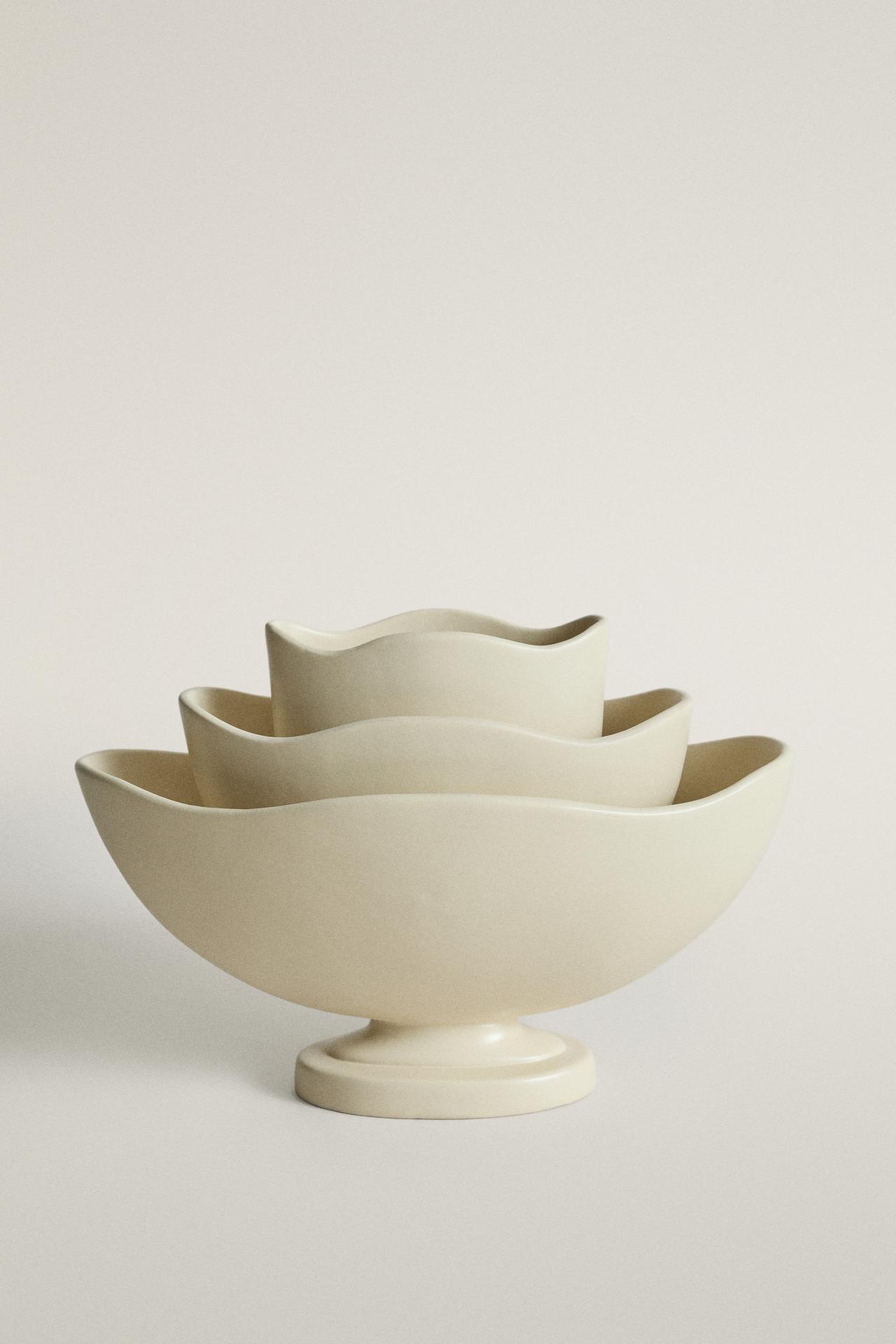 MULTILAYER STONEWARE VASE | STUDIO MARY LENNOX — Ecru