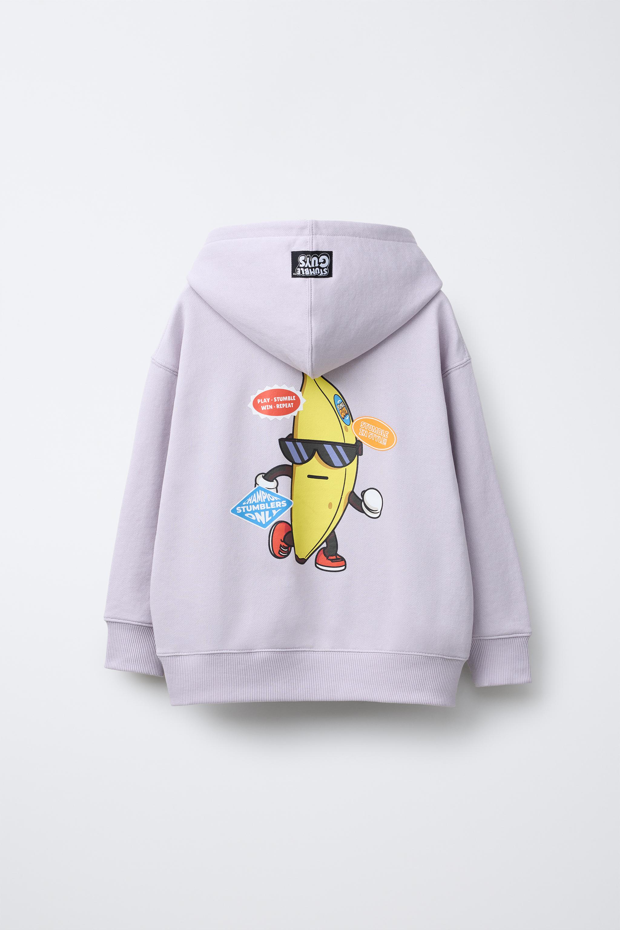 STUMBLE GUYS ™ © SCOPELY PRINTED HOODIE - Lilac | ZARA
