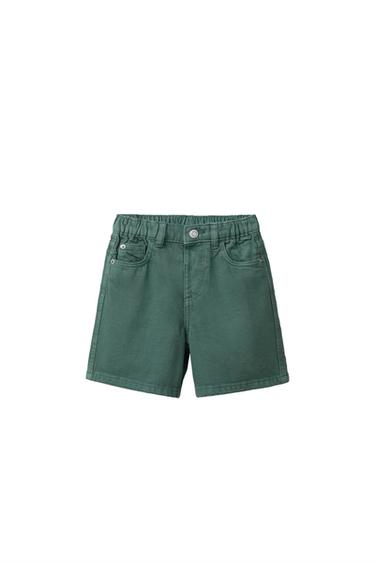 DENIM BERMUDA BAGGY - Berdea, Zara-rena