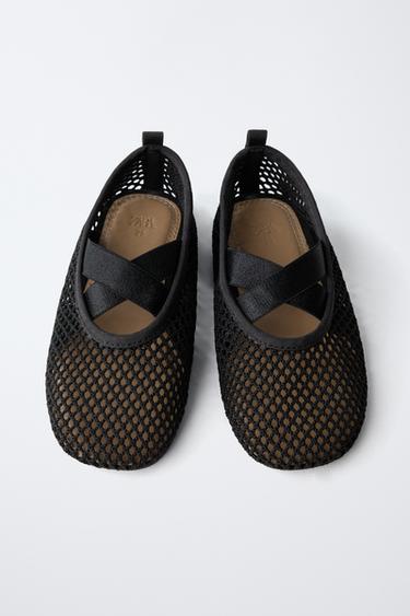 BALLERINES EN RÉSILLE - Noir de Zara - Image 3