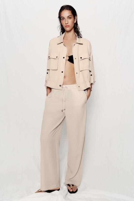ROLLED-SLEEVE SAFARI JACKET from Zara - $59.90