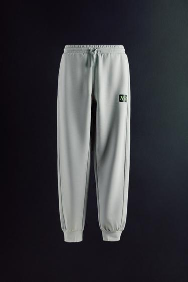 PANTALÓN JOGGER SPORTY - Gris claro de Zara