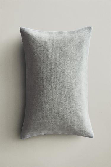 Zara CHENILLE CUSHION COVER - Ice