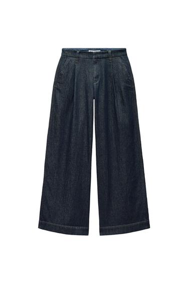 Z1975 WIDE-LEG MID-RISE DARTED JEANS