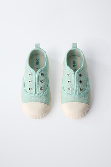 BASIC SNEAKERS - Green by Zara - Image 4