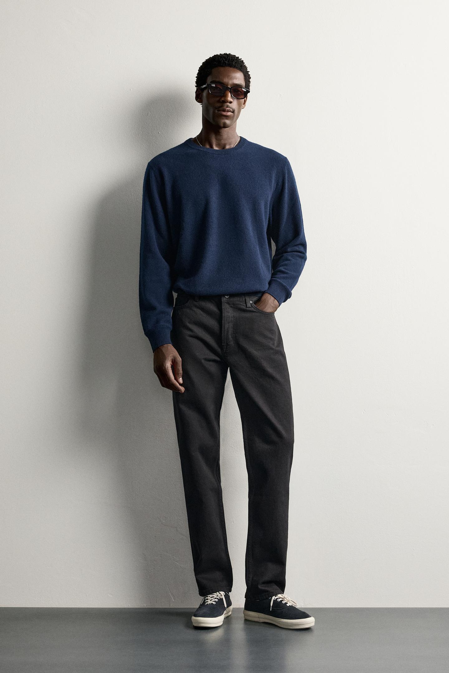 Мужские джинсы Zara Regular Fit, цвет: Шоколадный коричневый