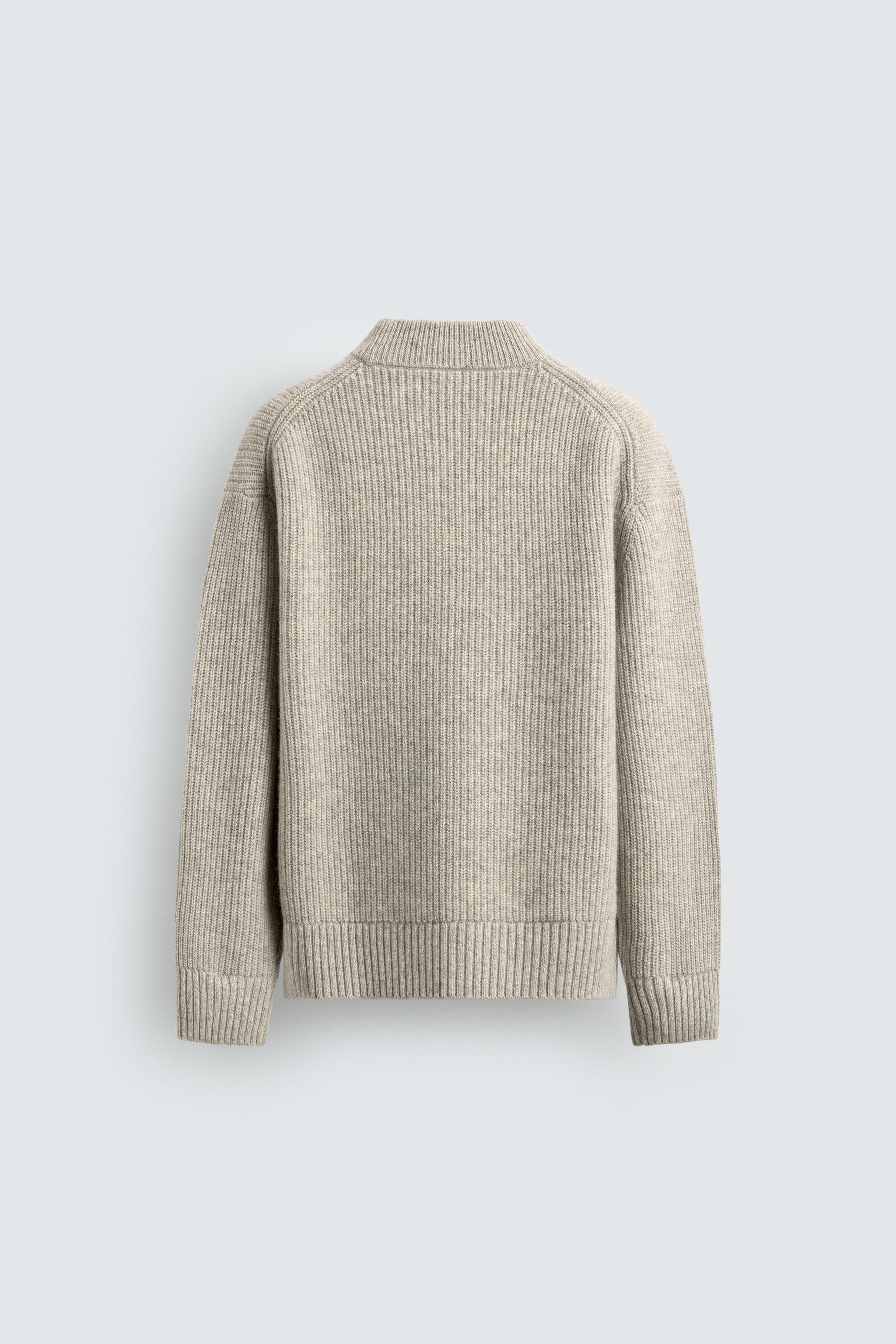 WOOL BLEND TEXTURED JUMPER