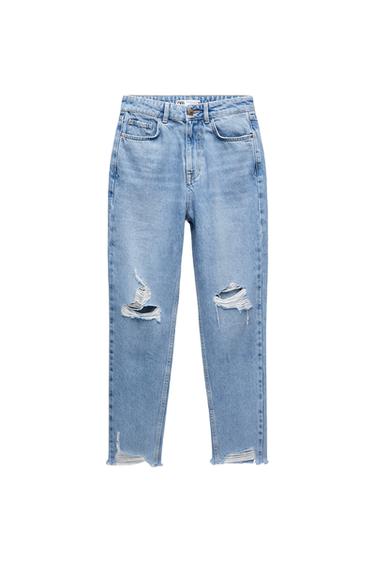 Z1975 RIPPED MOM FIT JEANS
