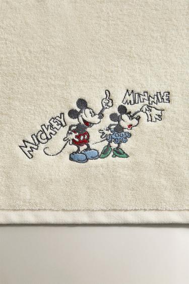 KIDS' MICKEY & MINNIE ©DISNEY PRINT TERRY TOWEL - Light yellow by Zara - Image 2
