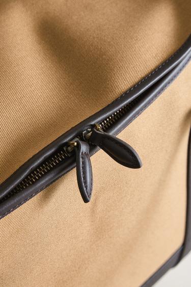 LEATHER PET CARRIER - Beige by Zara - Image 2